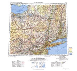 Hudson River: International Map of the World IMW-nk18