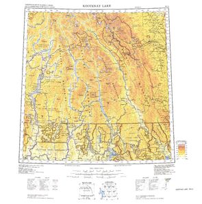 Kootenay Lake: International Map of the World IMW-nm11
